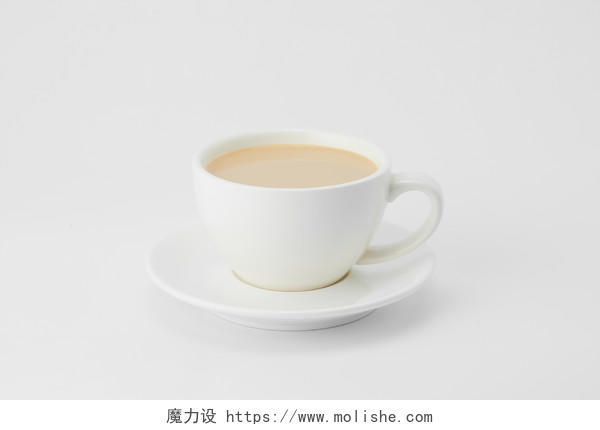 灰底陶瓷杯奶茶一杯奶茶饮品饮料